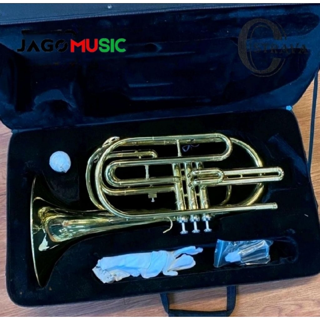 Trombone Ostrava Trombon Marching Trombone Import Lengkap Case