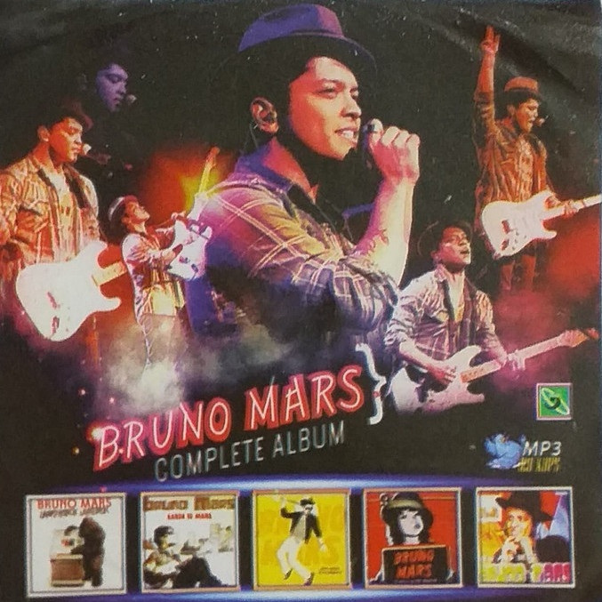Kaset MP3 Bruno Mars Robbie Williams The Best Colllection