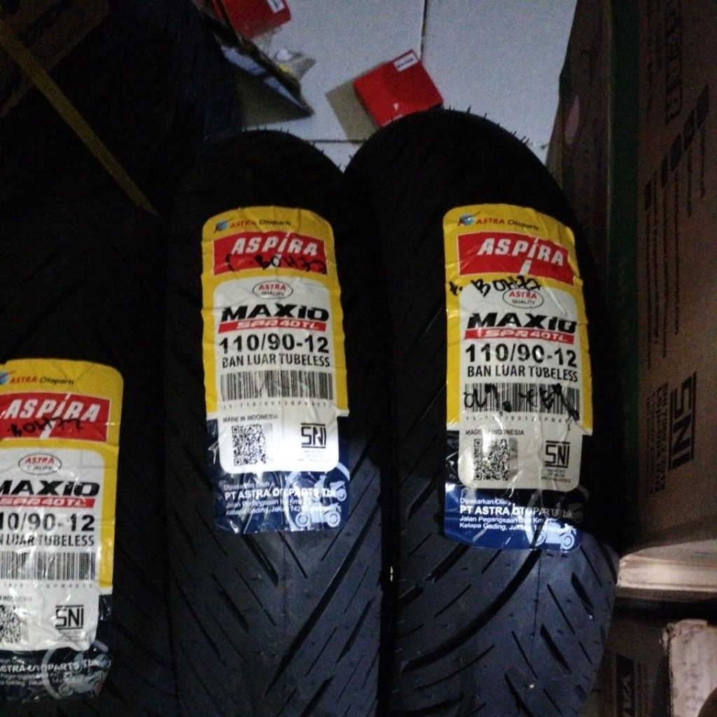 ban luar belakang tubles 110/90-12 scoopy donat scoopy fi 2023 - 2025 ring 12 aspira