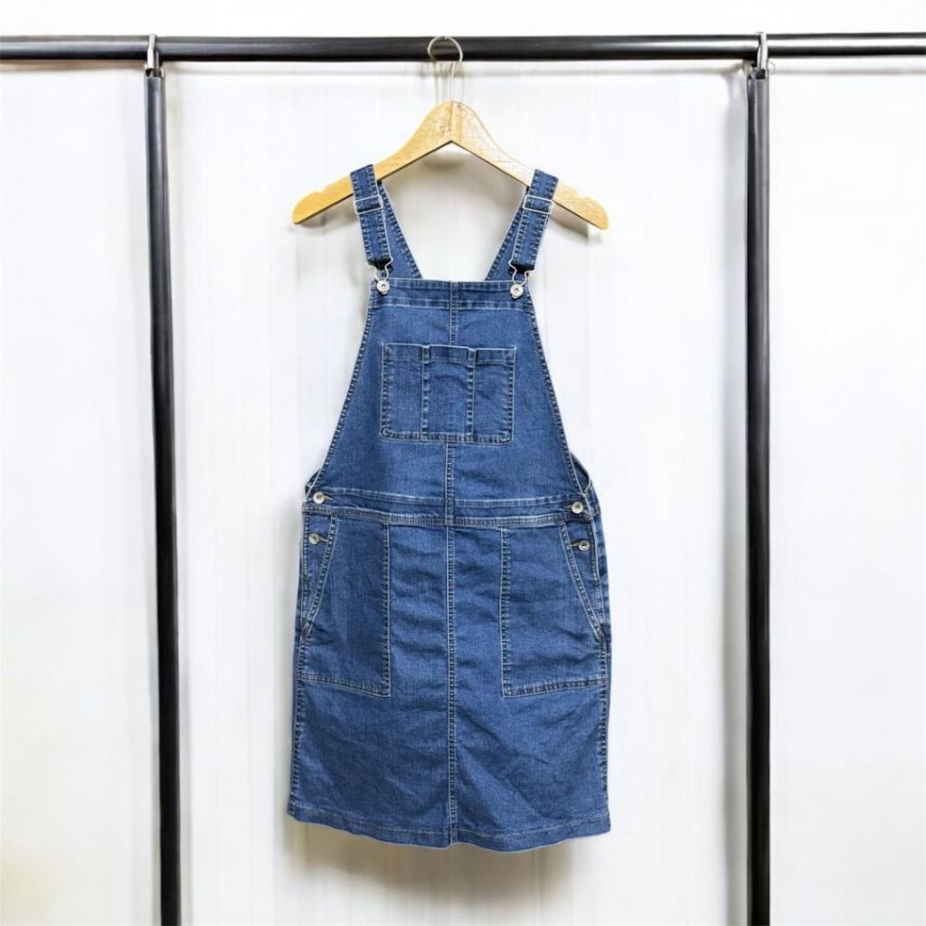 UNIQLO KIDS GIRLS Denim Jumper Skirt / Overall / Jumpsuits
