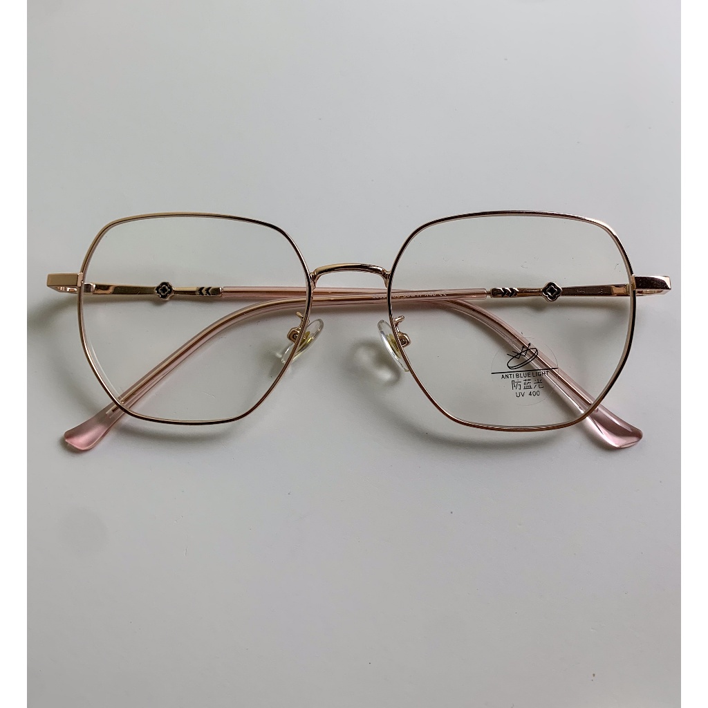 LENSKA - Frame Kacamata Kanon Rosegold | Frame Kacamata Wanita Kekinian Gratis Box Kacamata