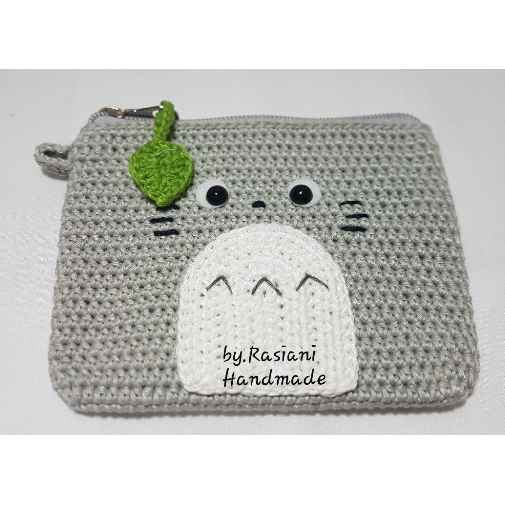 Dompet koin rajutan Totoro dan Choo Totoro