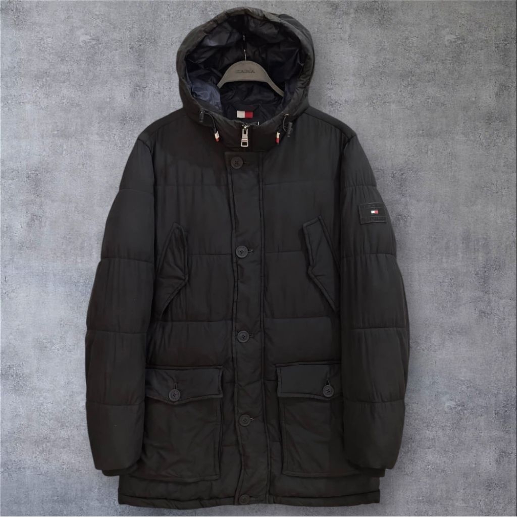 jacket puffer by Tommy Hilfiger essential rocki parka scn brand original