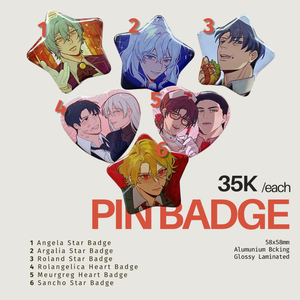 Limbus Company & Library of Ruina Project Moon Pin Badge