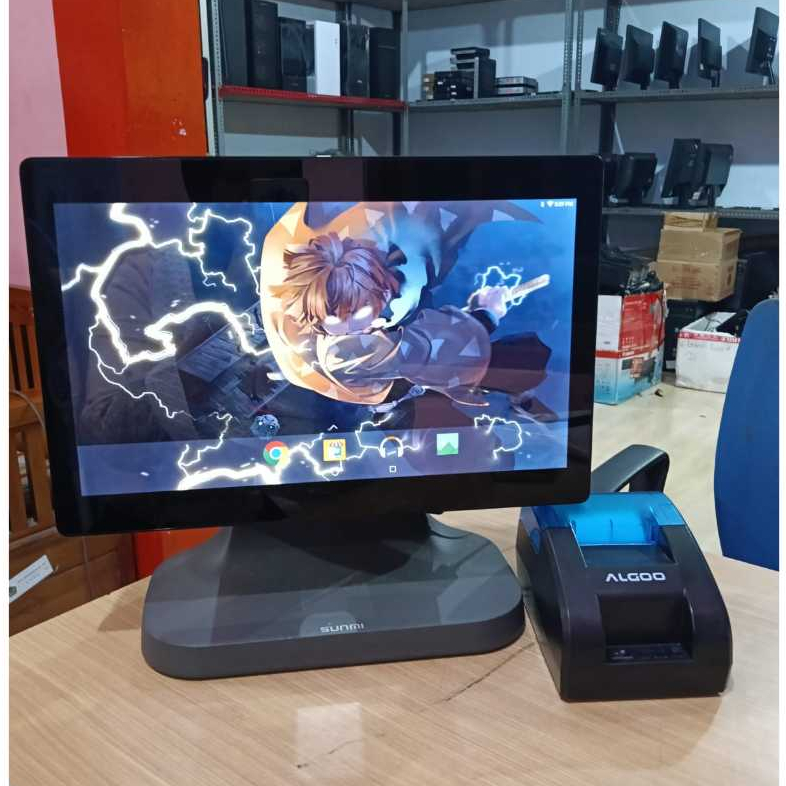 PC Kasir Sunmi T2 Lite Berbasis Android Touch Screen Plus Printer Termal