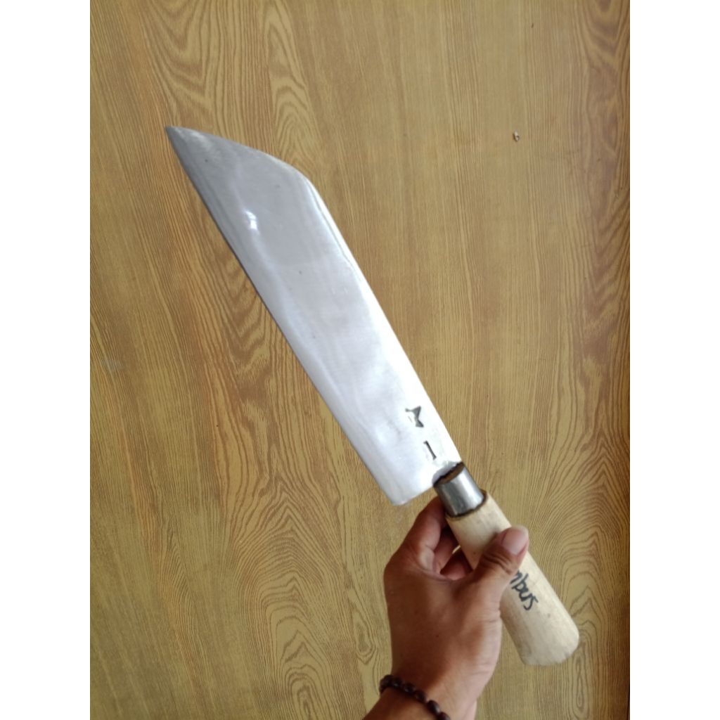 bodeng model pisau multifungsi, pisau cacah daging dan degan muda, pisau Madura