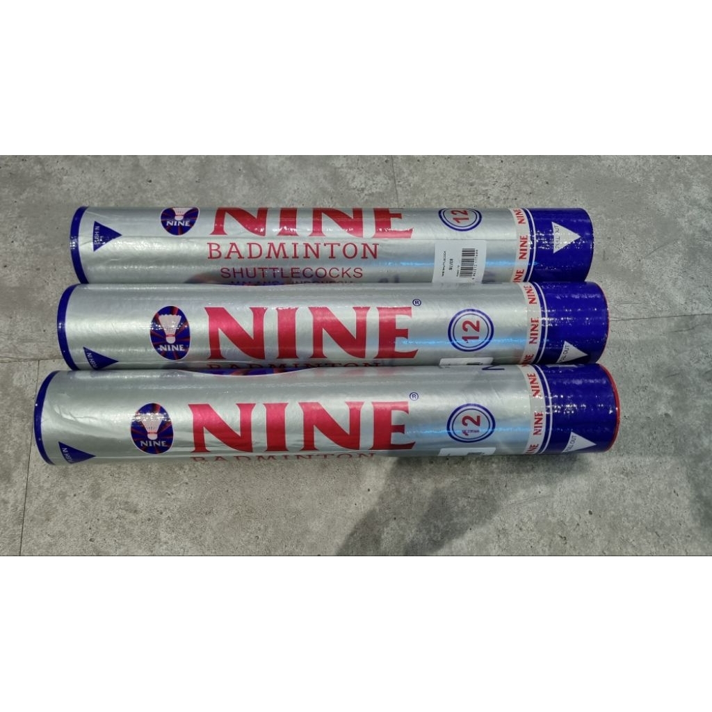 SHUTTLECOCK BADMINTON NINE SILVER NINE SUPER