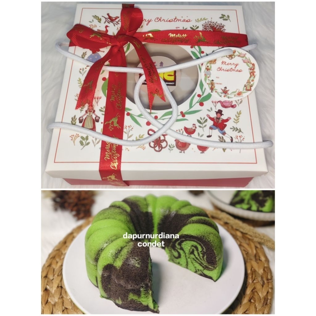 SPESIAL NATAL BOLU MARMER KETAN HITAM PANDAN KUKUS