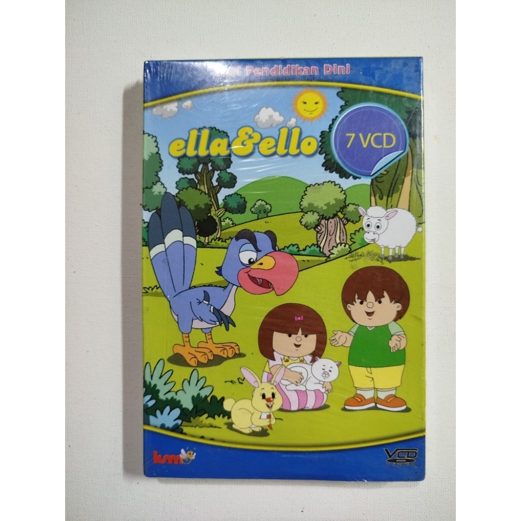 VCD PENDIDIKAN ANAK ELLA & ELLO ISI 7 DISC (SEGEL)