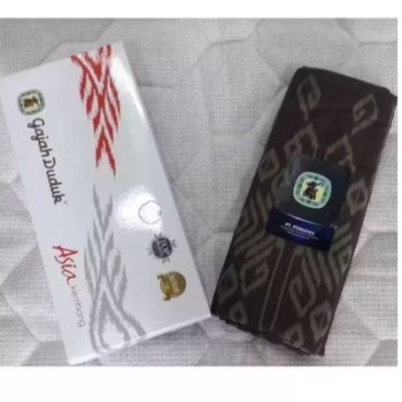 Sarung Gajah Duduk Dewasa Motif Kembang - Bahan Lembut, Motif Menarik, Warna coklat