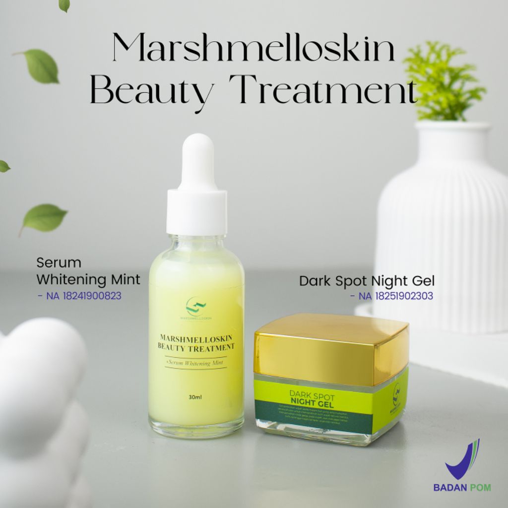Bibit pemutih wajah dan Night Cream Marshmelloskin