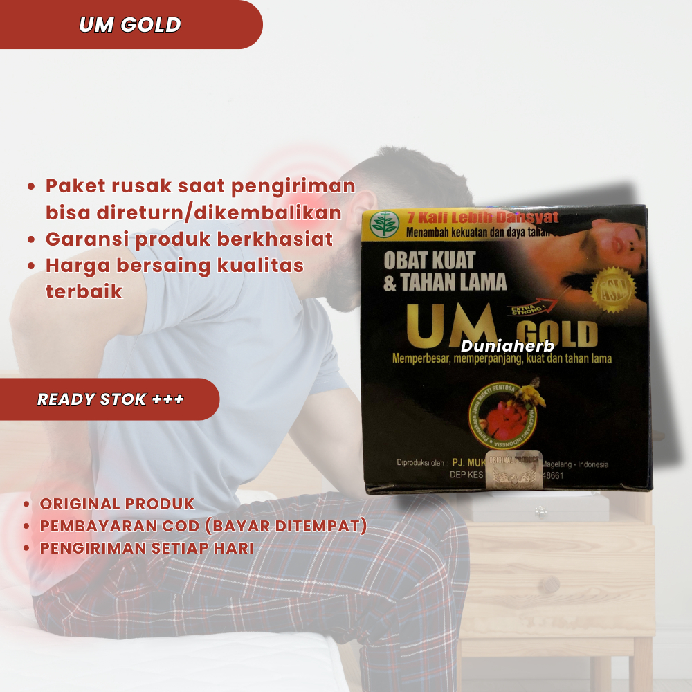 UM GOLD KAPSUL ORIGINAL ASLI