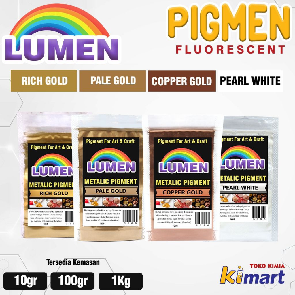 Pigmen Mica Metalic Powder 10gr Pigmen Warna Metalic Bubuk Pigment