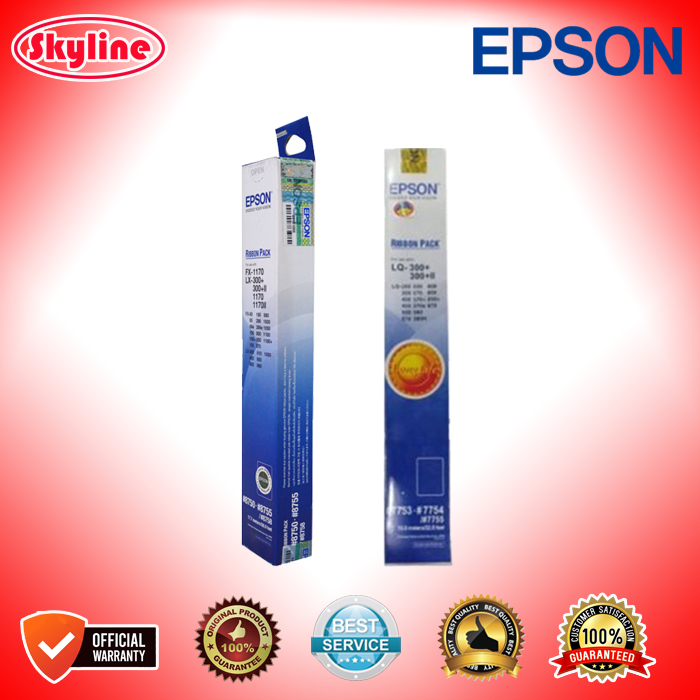 Printer Ribbon Epson LX-300 Pita Printer LX 300 LX300 Original Produk