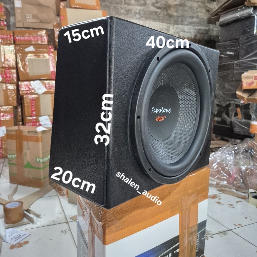 Subwoofer pasif ADX FABULOUS 12inch + Box subwoofer 12inch mdf