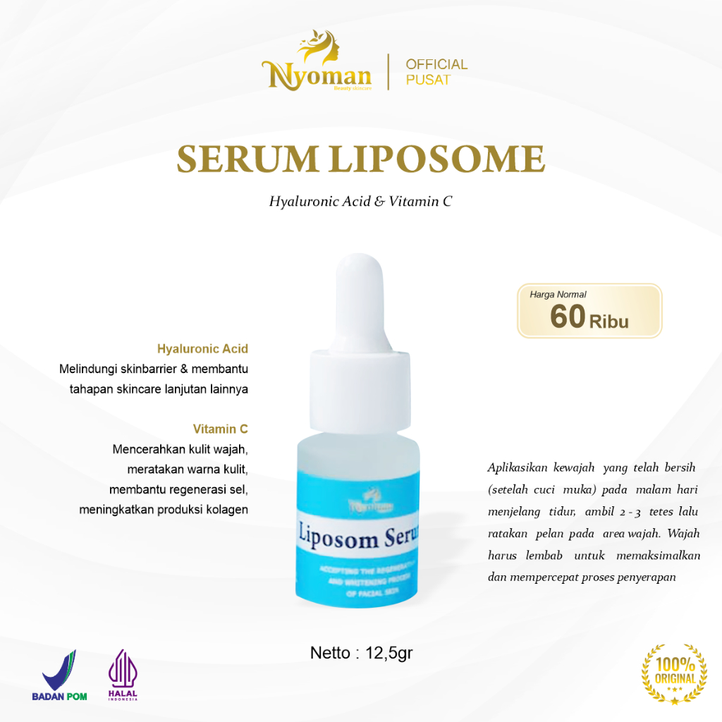 LIPOSOME  SERUM || NYOMAN SKINCARE