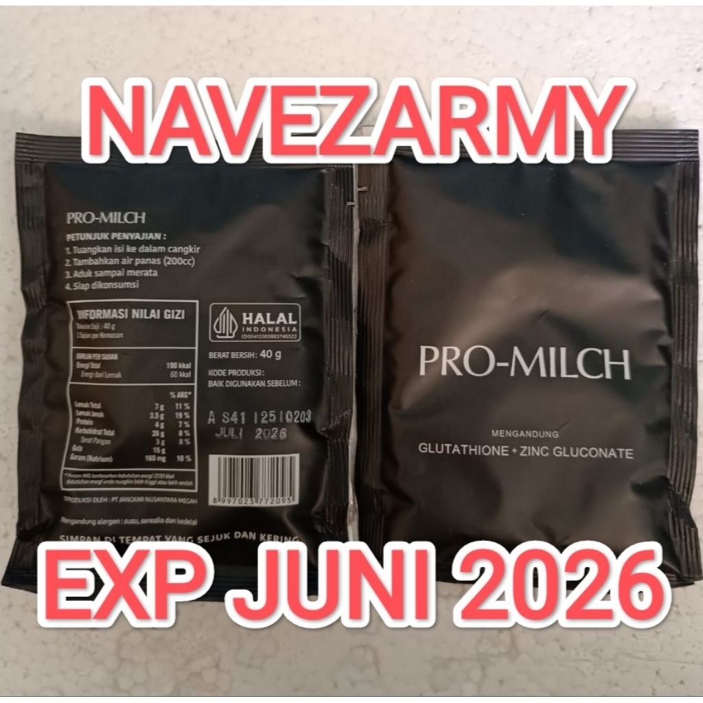 PROMILCH  MINUMAN SEREAL TNI PER 1 PCS EXP JUNI 2026