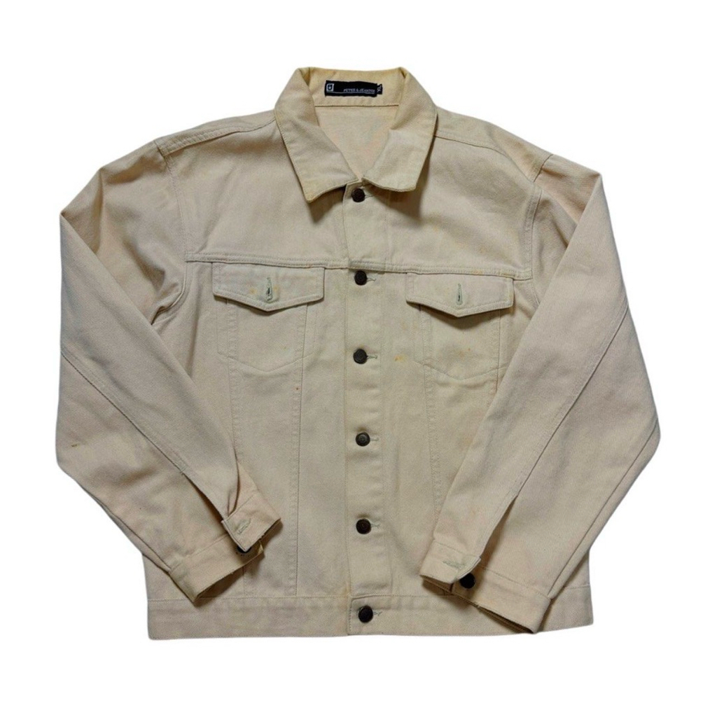 (defect) cream jacket peter jeannie