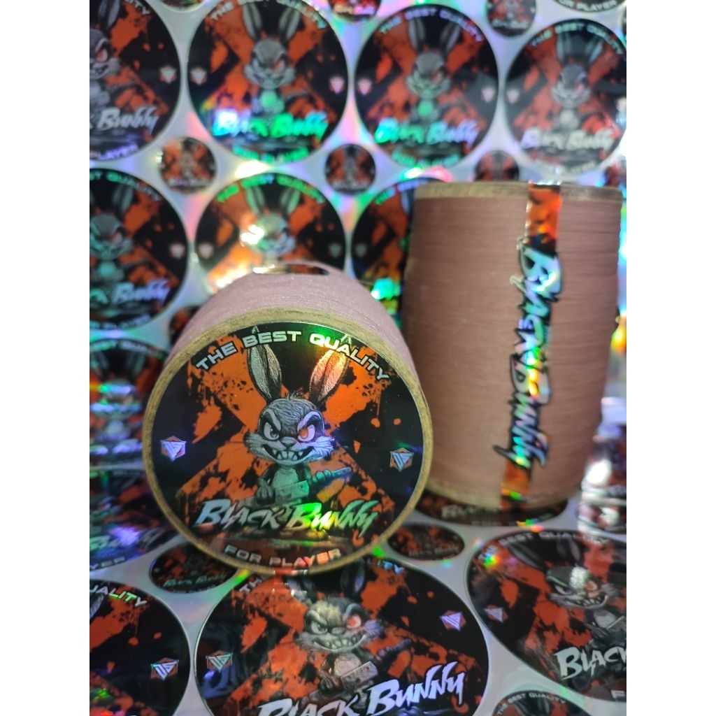 Gelasan Matot Turnamen 6000 Yard Black Bunny Tekstur Halus Berasa