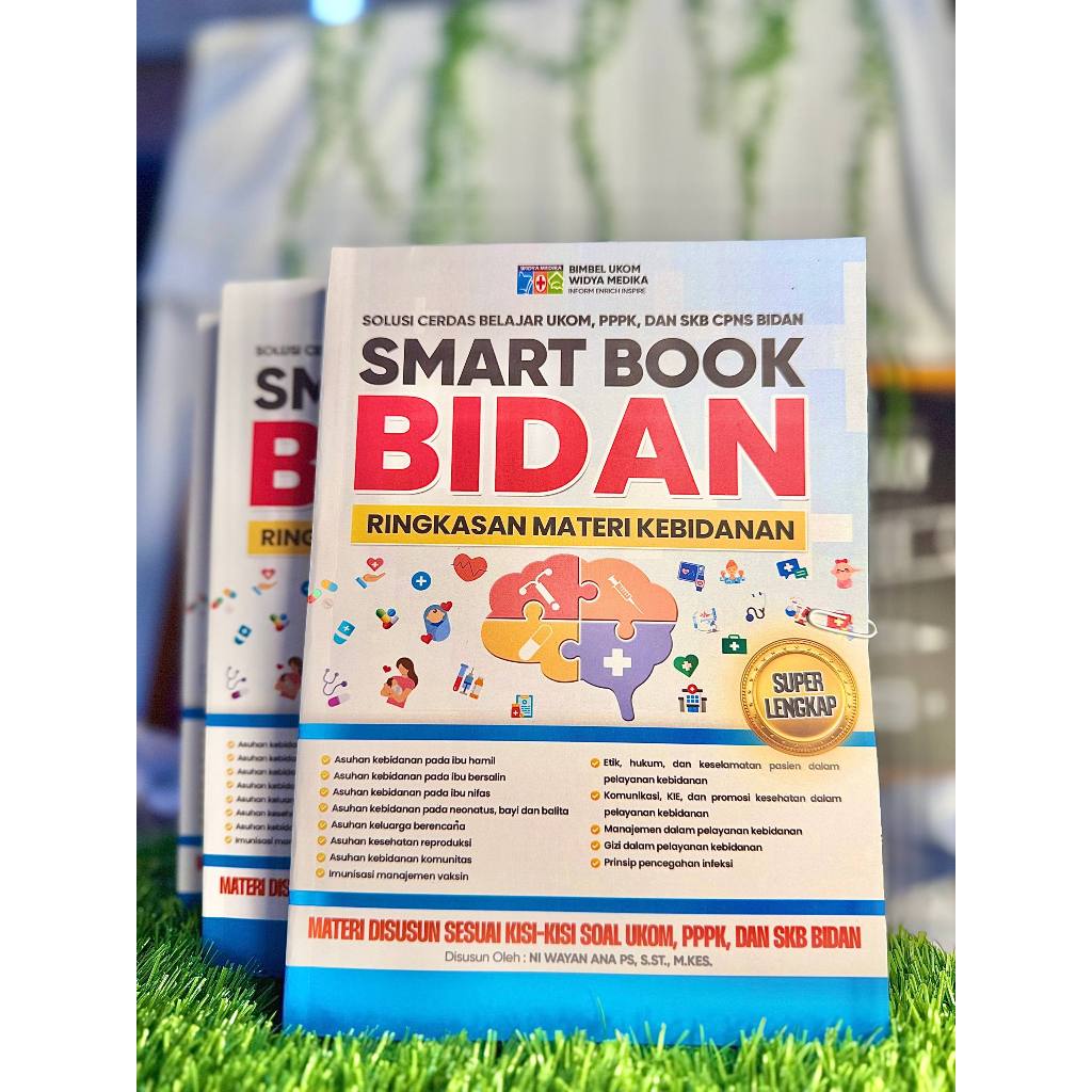 SMART BOOK BIDAN | Ringkasan Materi UKOM, PPPK, dan SKB Bidan Lengkap