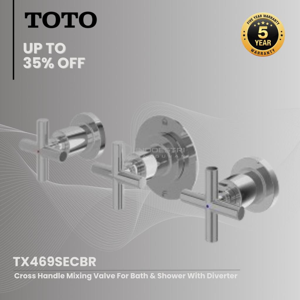 Kran Tanam Mixer with Diverter TOTO TX469SECBR / Mixing Valve with Diverter TOTO