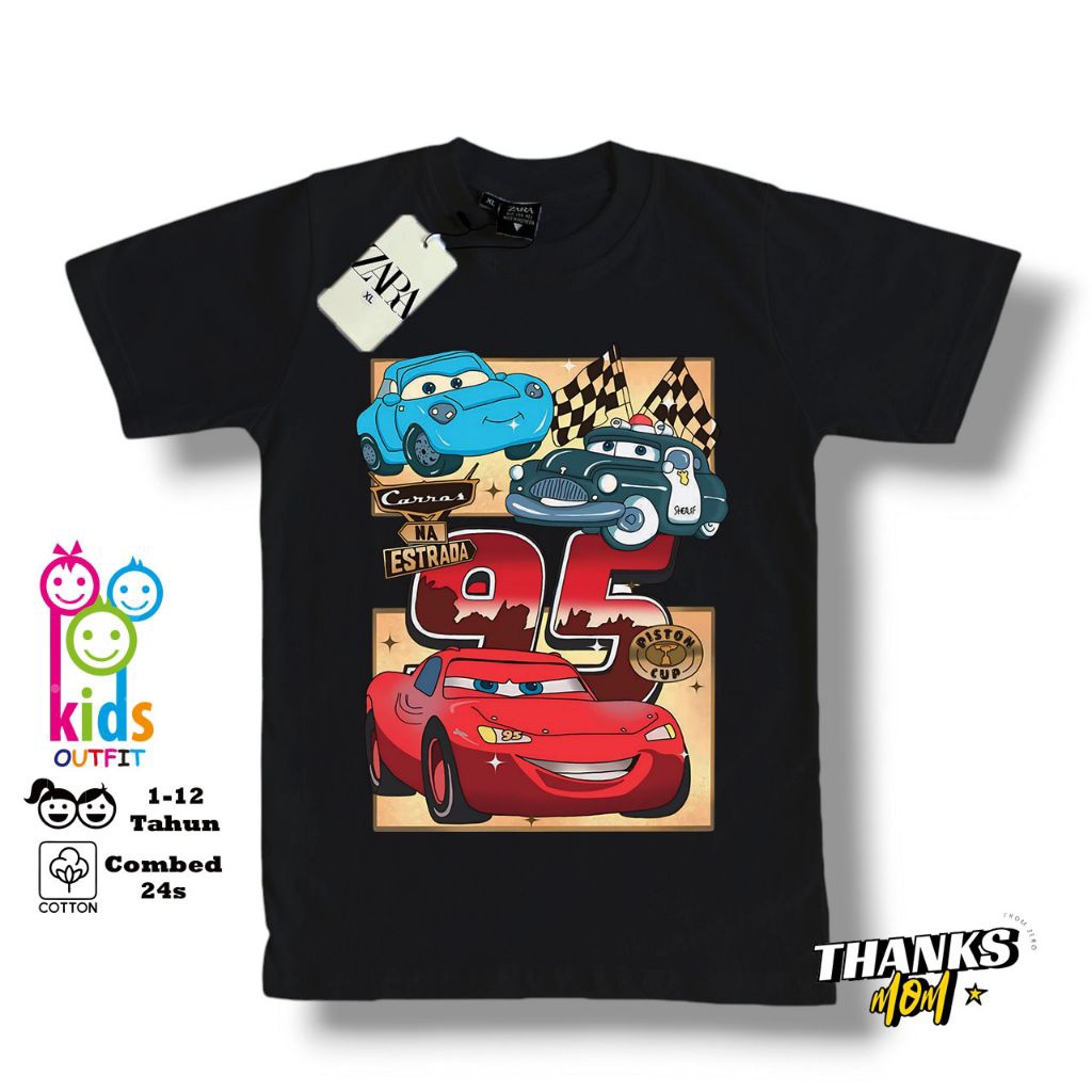 T-Shirt/Kaos Anak Zara Karakter Zara