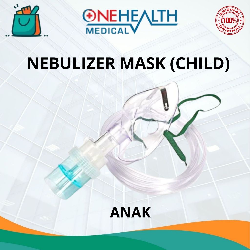 Nebulizer Mask Anak / Bayi Onehealth / Masker Uap / Masker Nebulizer