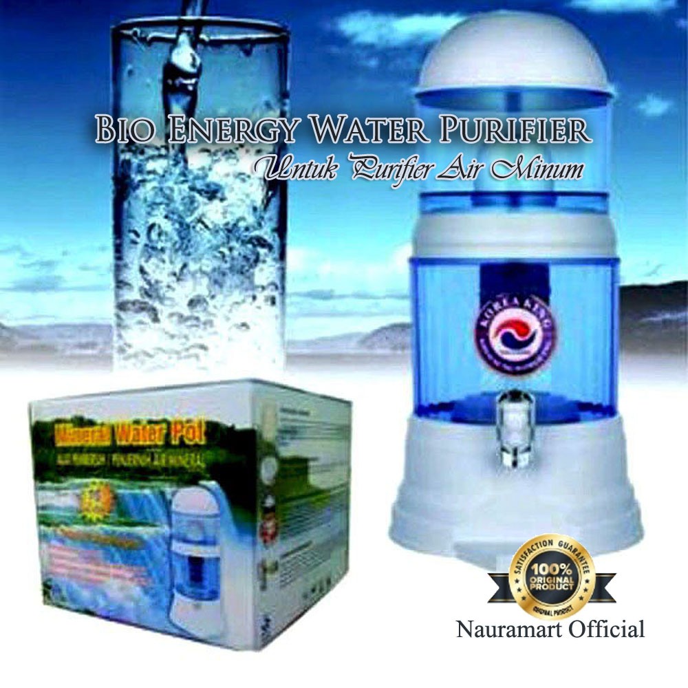 Water Purifier 35 Liter Bio Energy | Penyaring Air Mentah Jadi Air Minum | Filter Air Penjernih Air 