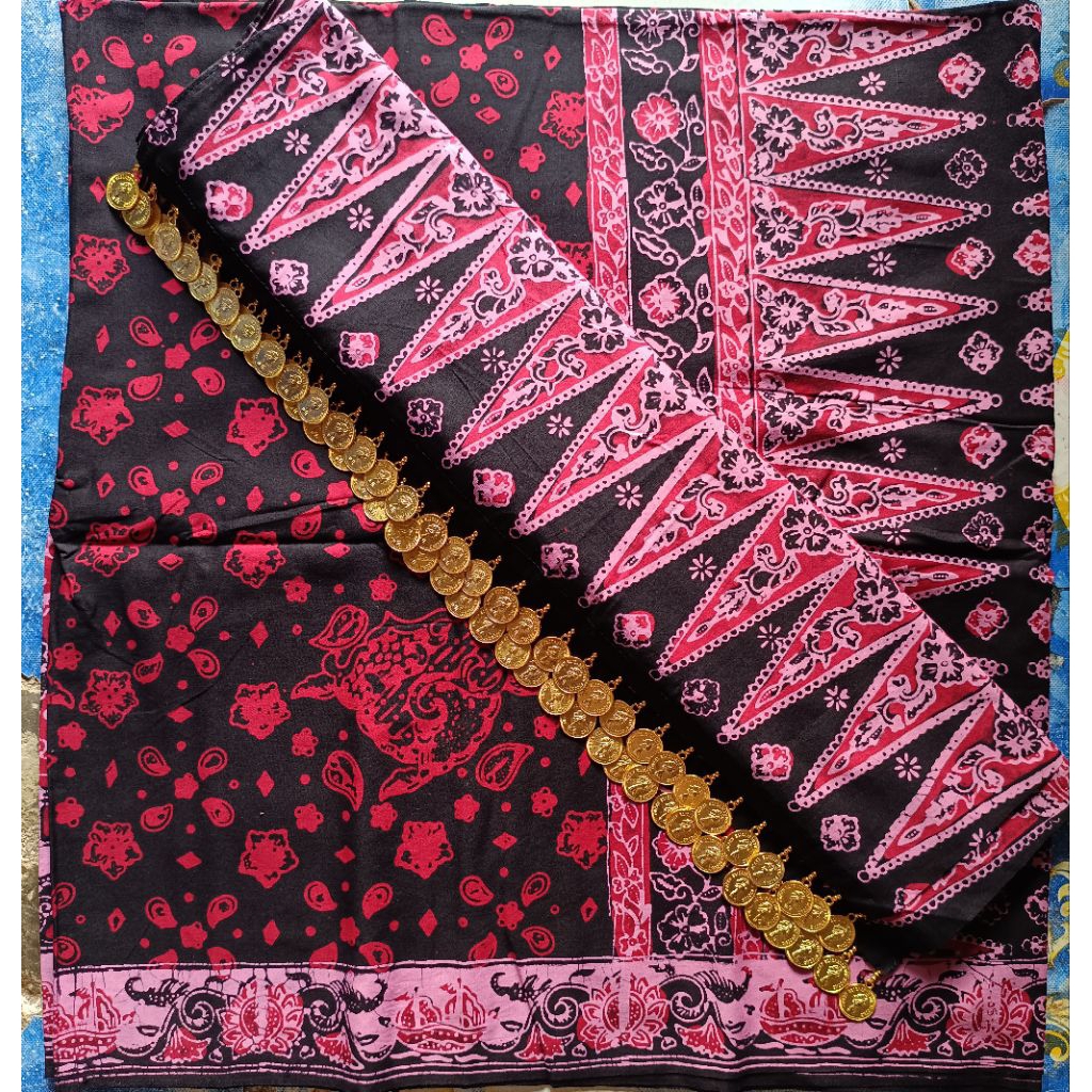batik Jambi ori ronce koin emas