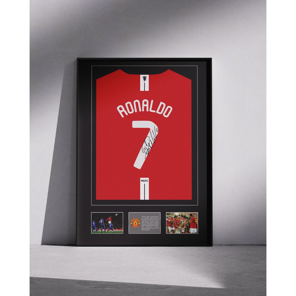 Poster Vector Hiasan Dinding Ronaldo - Manchester United