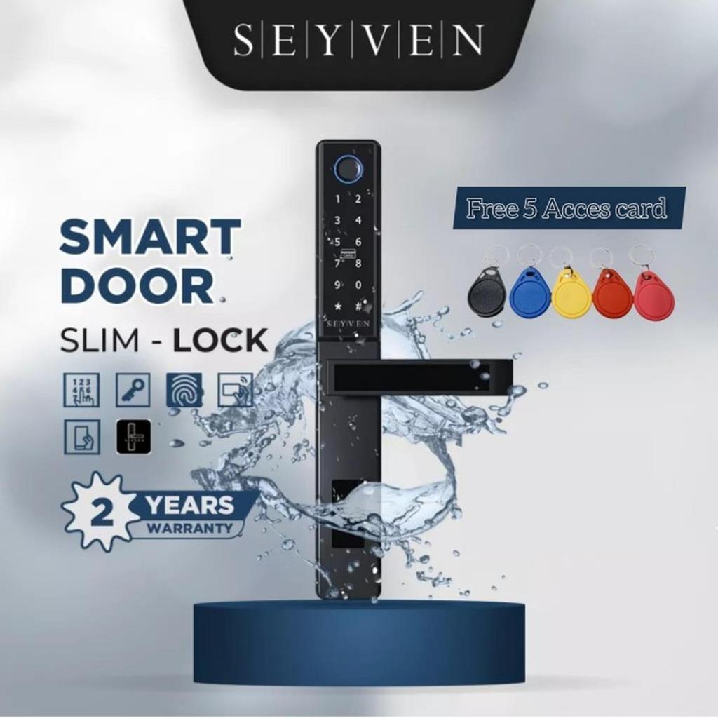 SEYVEN SL-LOCK SEYVEN SMART HOME SMART DOOR LOCK SMART ALARM HANDLE ALUMINIUM