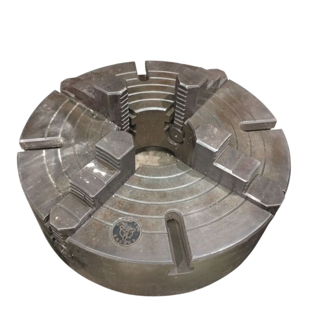 chuck bubut 12.5 inch/32cm 4 jaw claw bubut bekas