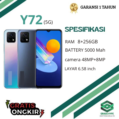 VIVO Y72 RAM 8+256GB (5G)