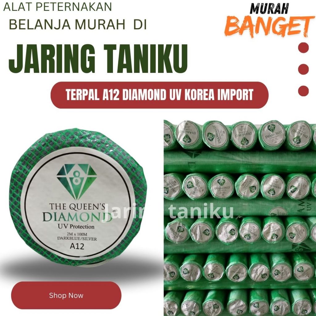TERPAL A12 DIAMOND UV KOREA IMPORT (ORIGINAL) - UV PROTECTOR - HARGA TERMURAH