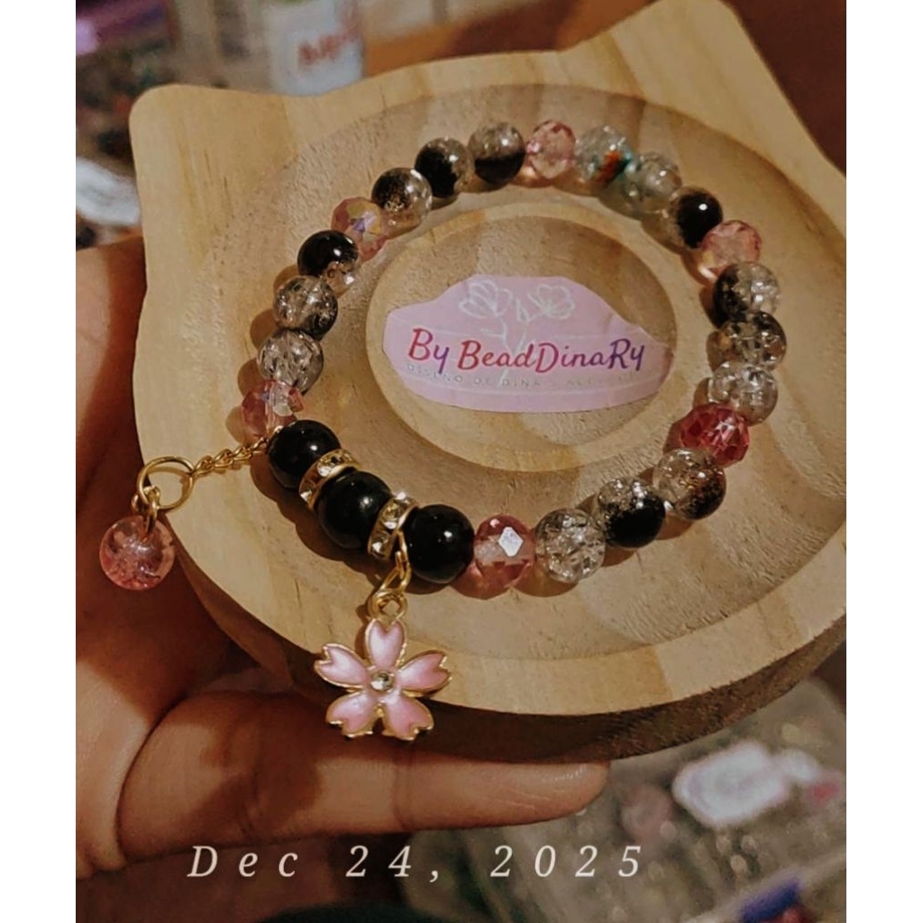 gelang wanita batu kristal