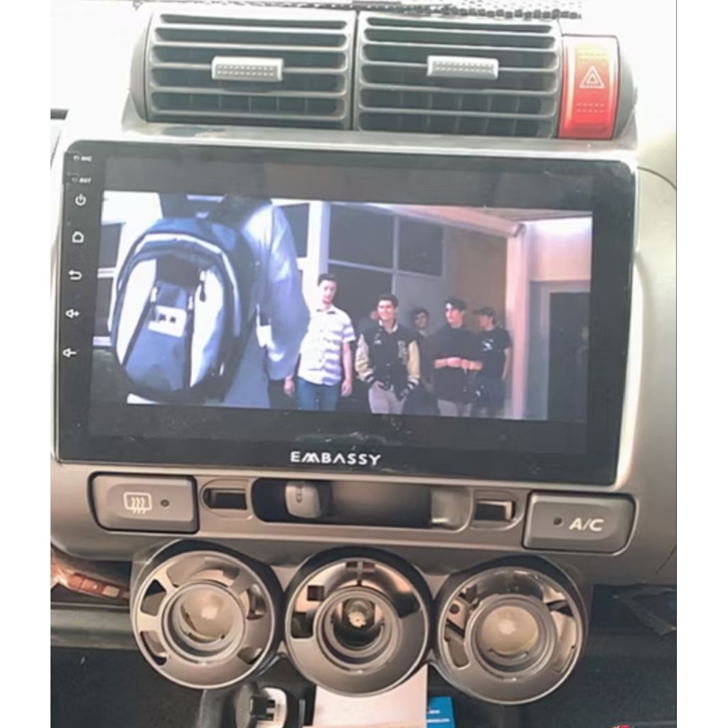 Paket Head Unit Android Honda Jazz GD3, Honda City GD8