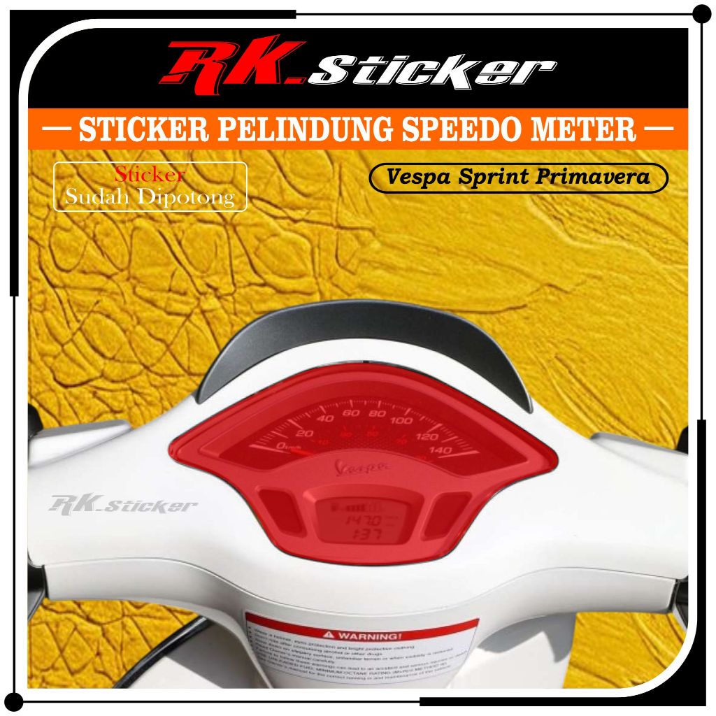 Stiker Pelindung Spido Vespa Sprint dan Primavera | Stiker antigores Vespa  Sprint dan Primavera | S