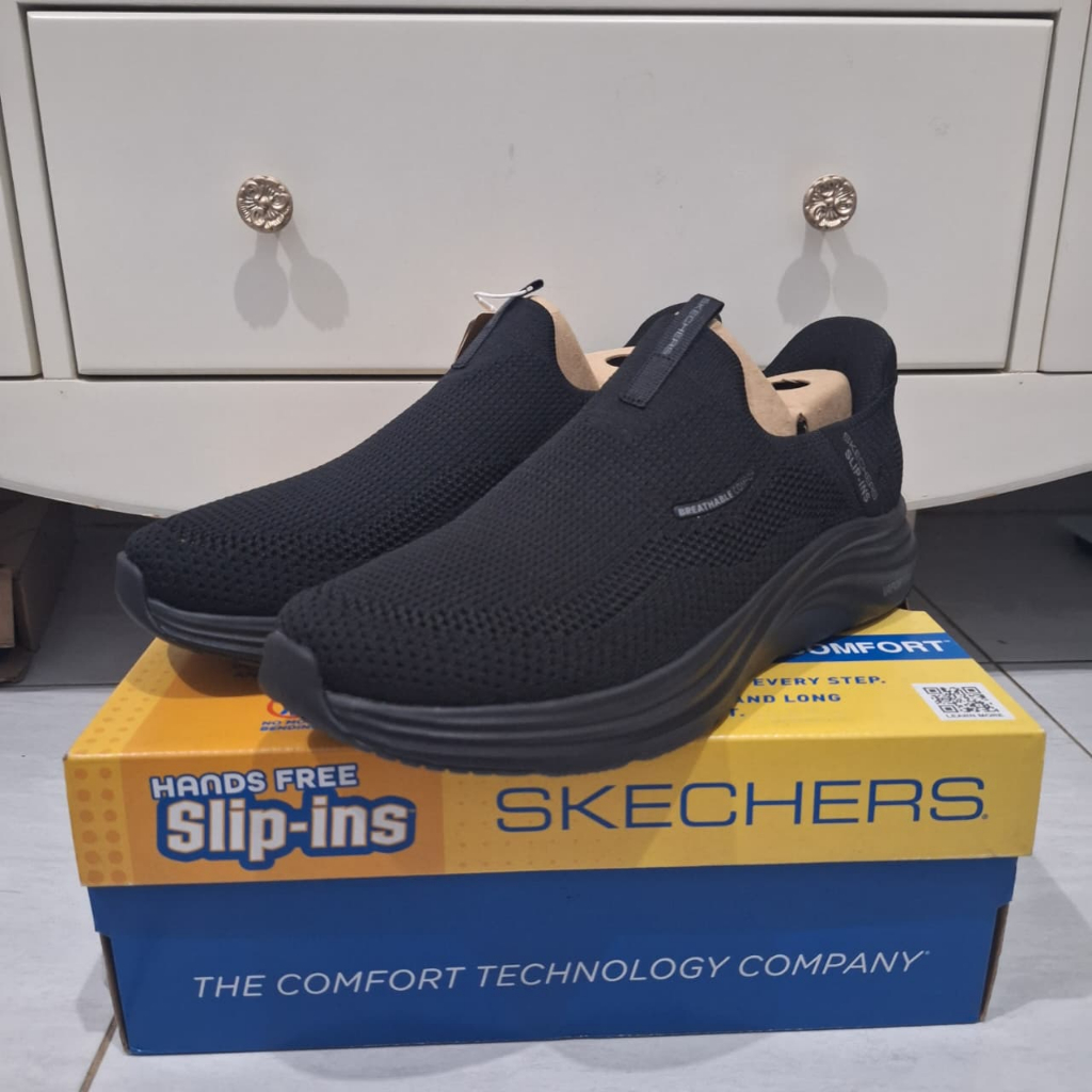 Skechers size 45.5 - Sepatu SKE Sport Vapor Foam – Volann Original Black