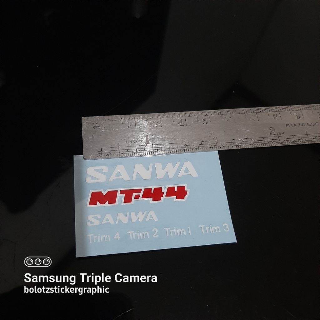 Cutting Sticker Optional Sanwa Mt44