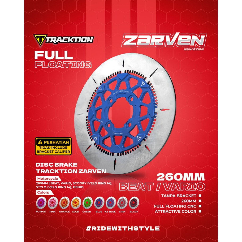 DISC BRAKE FULL FLOATING TRACKTION ZARVEN BEAT/VARIO 260MM