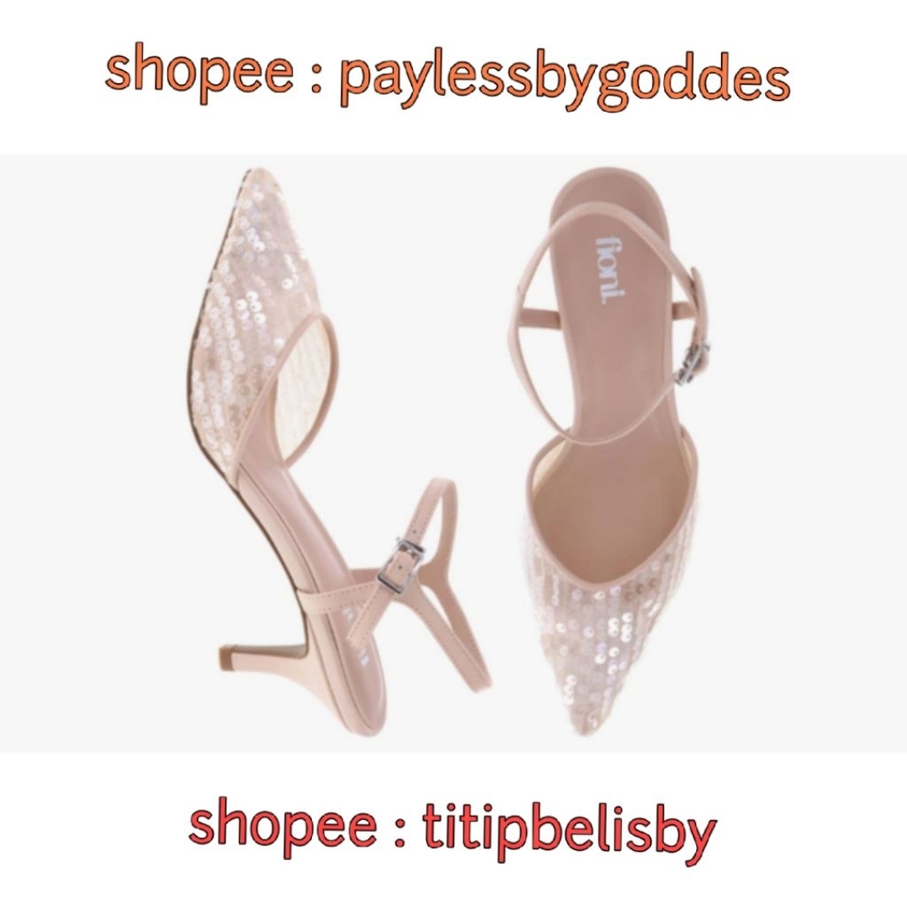Jastip Termurah Payless by Goddes Sepatu Hak Diamond High Heels Pesta Fioni Payet