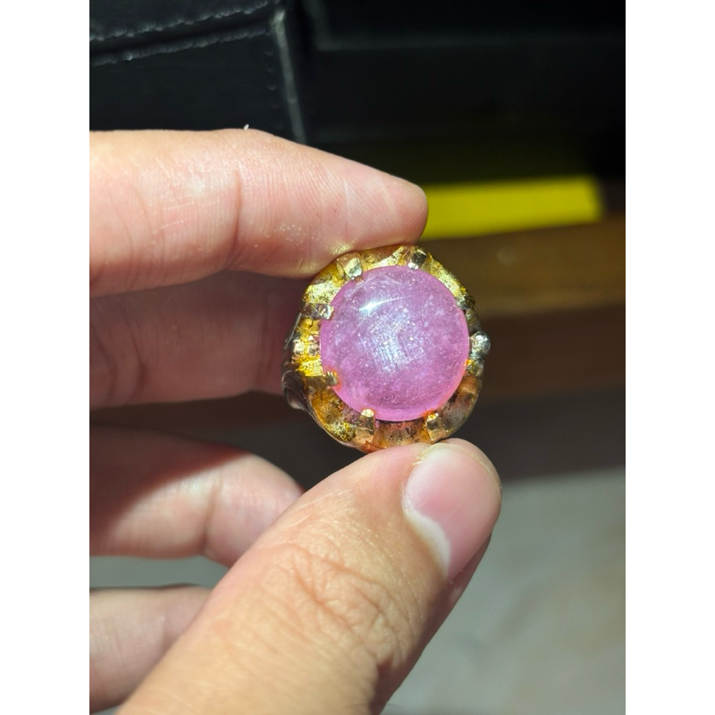 CINCIN PERMATA NATURAL RUBY (AFRIKA ESTIMASI)