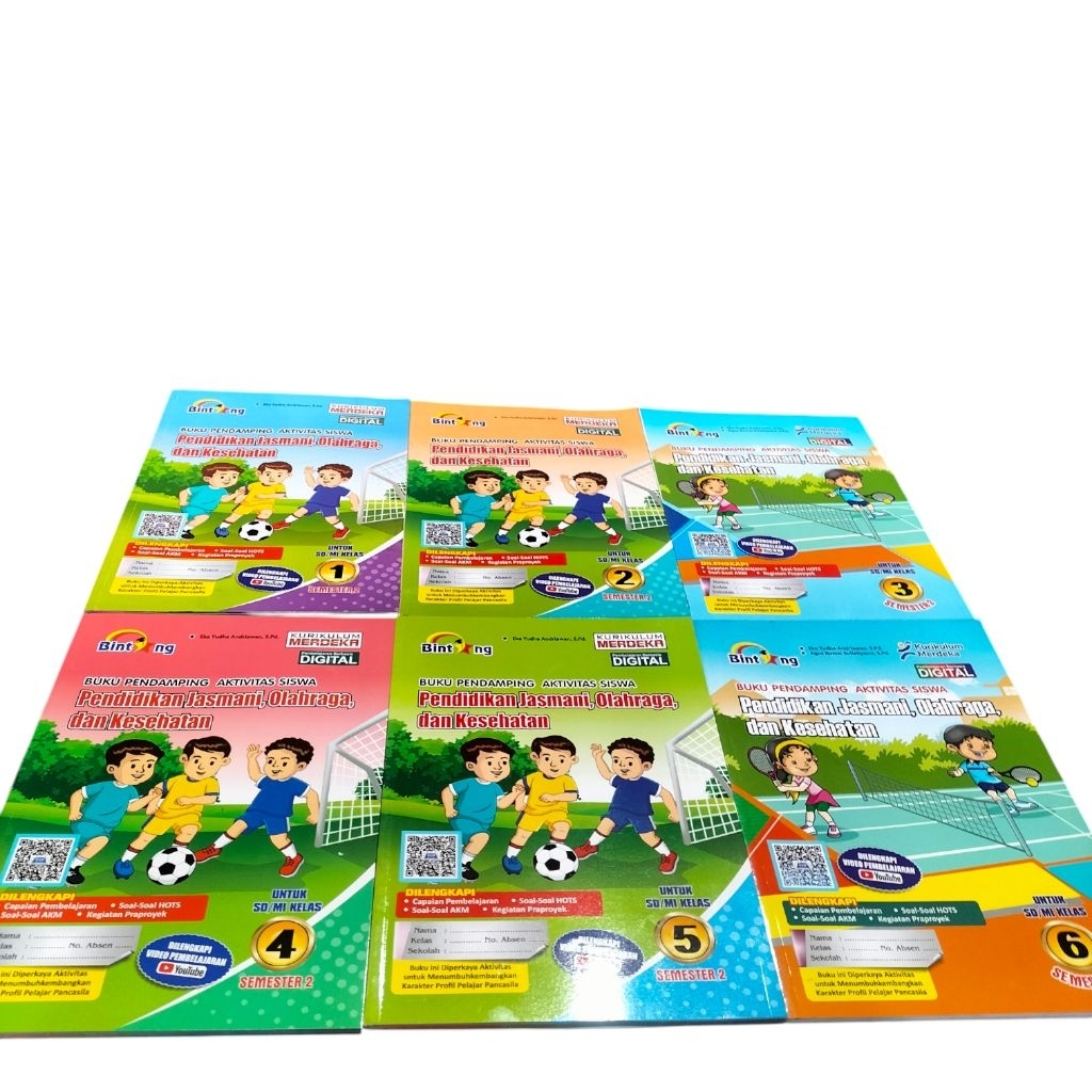 PJOK BINTANG UNTUK SD KELAS 1/2/3/4/5/6 SEMESTER 2