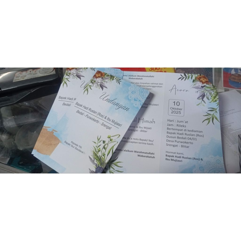 Undangan pernikahan bijian (kelipatan 10)