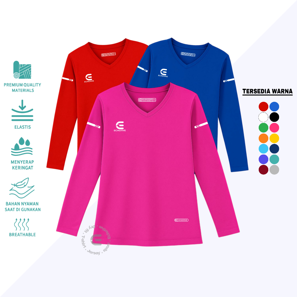 Jersey baju senam olahraga wanita kaos olahraga wanita Baju running atasan fitness aerobick lengan p