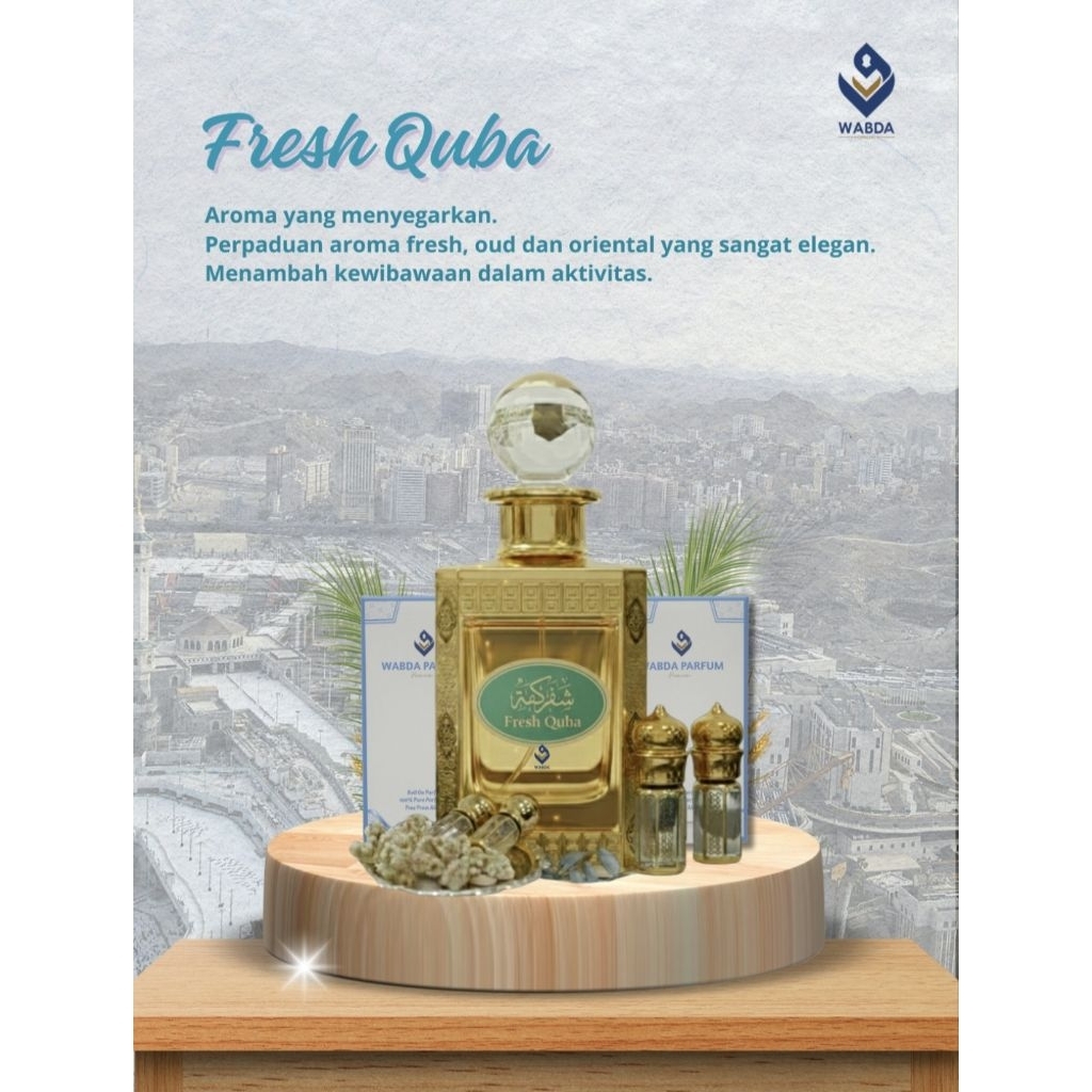 Parfum Fresh Quba - 100% Murni Bibit Premium Saudi