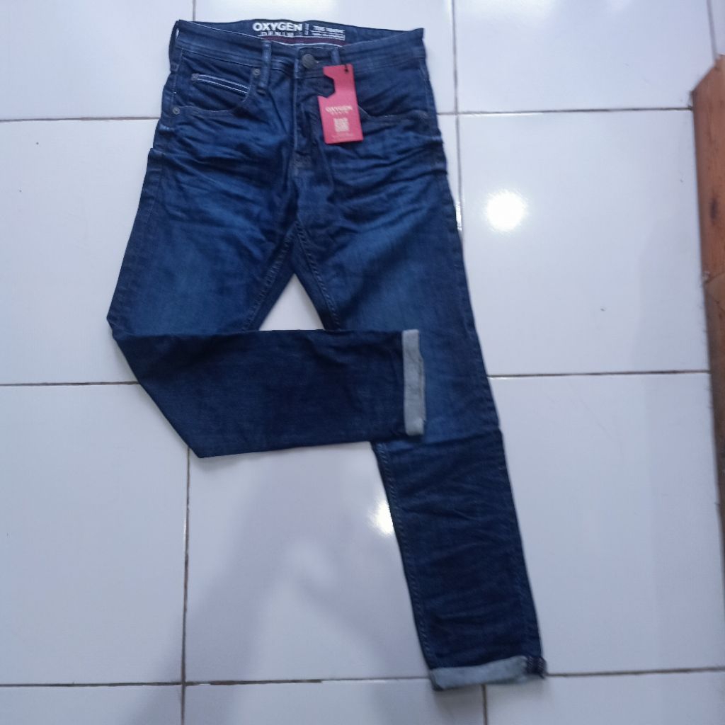 Celana Jeans Premium  Oxygen Denim Slim-fit Traffic series 706-0636