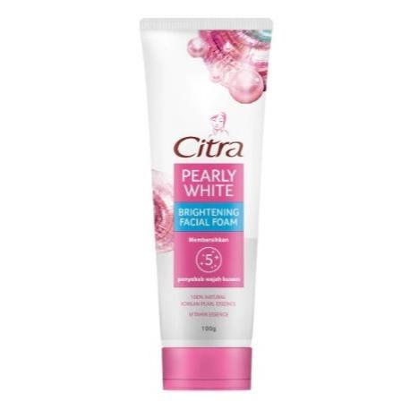 Citra Pearly Glow Facial Foam Brightening 100gr – Pembersih Wajah Mencerahkan dengan Ekstrak Mutiara