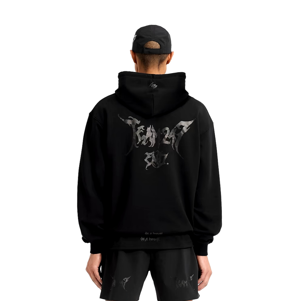 247 x And Represent Hoodie Jet Black