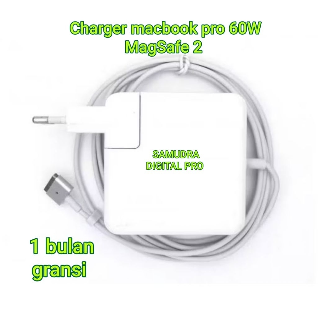 Adaptor/charger macbook pro 60W MagSafe 2 tahun 2015